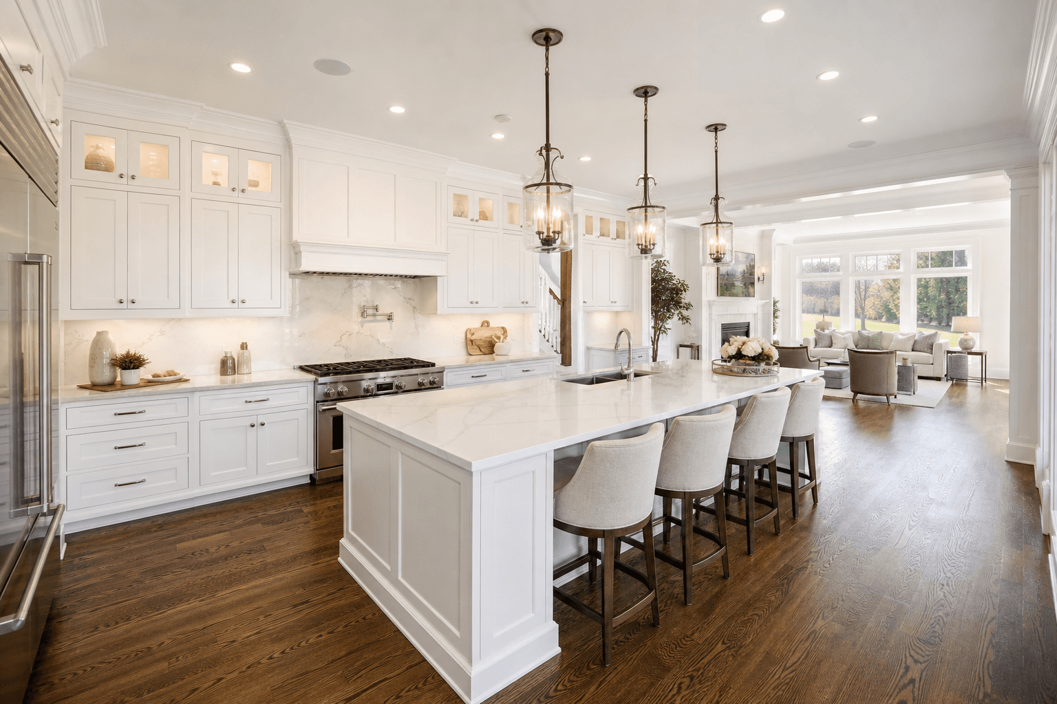 Kitchen remodeling Exton PA — open-concept renovation by Harlan Custom Contracting